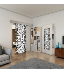 Lichtausschnitt - Fineprint Model 094 Weiss auf Grauglas