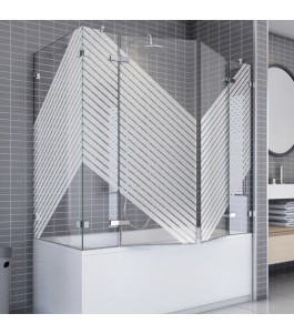 Badewannenaufsätze Delta 06 - aussenöffnend - Chrom - Bevels