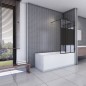 Badewannenaufsätze Dumont-01 - Festteil - Schwarz - Loft 4 Badewannenaufsätze Dumont-01 - Festteil - Schwarz - Loft 4
