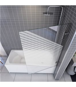 Badewannenaufsätze Delta 02 - aussenöffnend - Chrom - Bevels