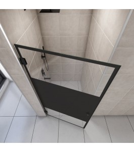 Duschtüren Escada 01 - Pendelband - Schwarz - Loft 3