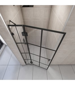 Duschtüren Escada 03 - Pendelband - Schwarz - Loft 2