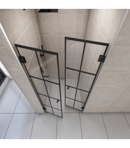 Duschtüren Escada 04 - Pendelband - Schwarz - Loft 2