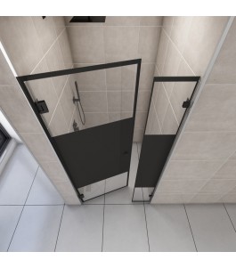Duschtüren Escada 08 - Pendelband - Schwarz - Loft 3