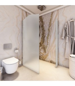 Walk In Dusche Noble 14-Chrom-Satino