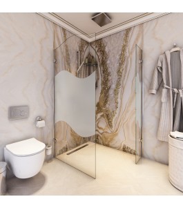 Walk In Dusche Noble 14-Chrom-Billow