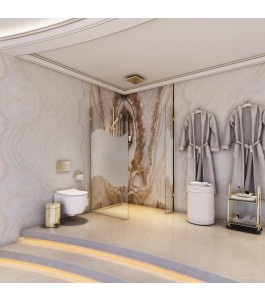 Walk In Dusche Royal 14-Chrom-Billow