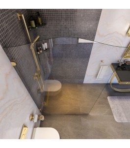 Walk In Dusche Regal 12-Chrom-Klarglas