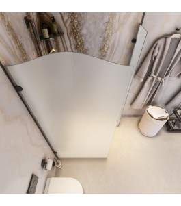 Walk In Dusche Regal 14-Chrom-Satino