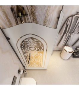 Walk In Dusche Regal 14-Chrom-Vintage