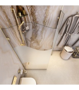 Walk In Dusche Royal 14-Chrom-Billow