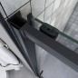 Duschtüren VIANA 02 - Schwarz - Grauglas Duschtüren VIANA 02 - Schwarz - Grauglas