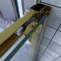 Duschtüren  VERA 02 - Gold - Grauglas