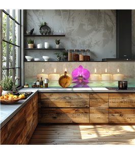 Glas Küchenrückwand 6 mm ESG Motive KRWM-0015