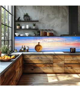 Glas Küchenrückwand 6 mm ESG Motive KRWM-0138
