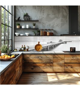 Glas Küchenrückwand 6 mm ESG Motive KRWM-0244