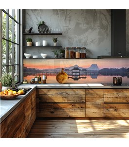 Glas Küchenrückwand 6 mm ESG Motive KRWM-0257