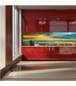 Glas Küchenrückwand 6 mm ESG Motive KRWM-0292