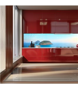 Glas Küchenrückwand 6 mm ESG Motive KRWM-0293