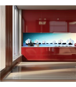 Glas Küchenrückwand 6 mm ESG Motive KRWM-0297