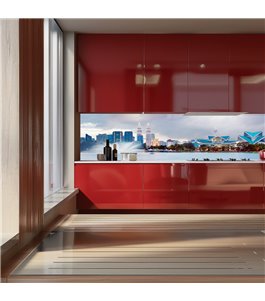 Glas Küchenrückwand 6 mm ESG Motive KRWM-0299