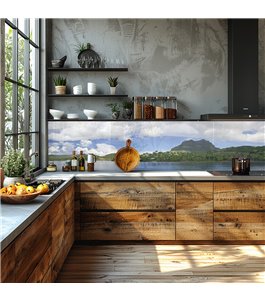 Glas Küchenrückwand 6 mm ESG Motive KRWM-0301