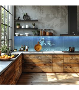 Glas Küchenrückwand 6 mm ESG Motive KRWM-0306