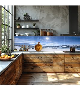 Glas Küchenrückwand 6 mm ESG Motive KRWM-0308