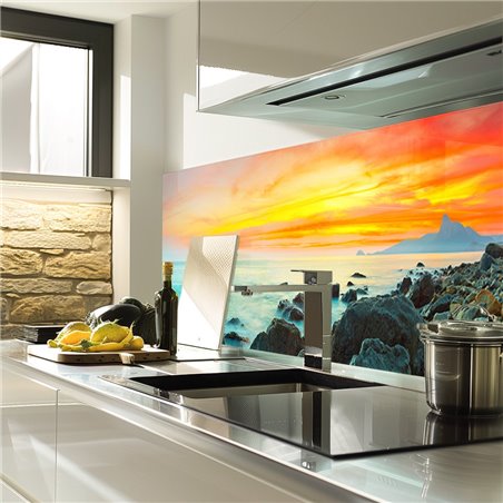 Glas Küchenrückwand 6 mm ESG Motive KRWM-0321