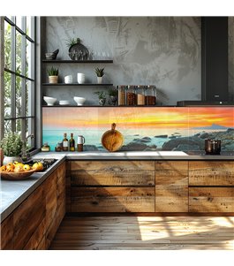 Glas Küchenrückwand 6 mm ESG Motive KRWM-0321