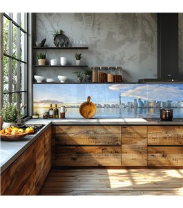 Glas Küchenrückwand 6 mm ESG Motive KRWM-0322