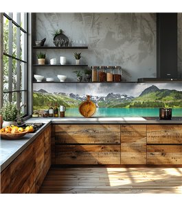 Glas Küchenrückwand 6 mm ESG Motive KRWM-0323