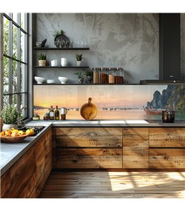 Glas Küchenrückwand 6 mm ESG Motive KRWM-0326