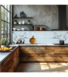 Glas Küchenrückwand 6 mm ESG Motive KRWM-0331