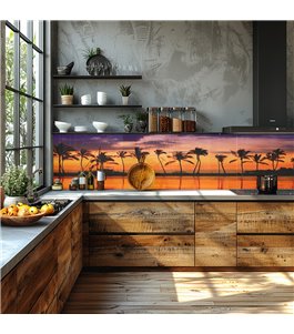 Glas Küchenrückwand 6 mm ESG Motive KRWM-0335