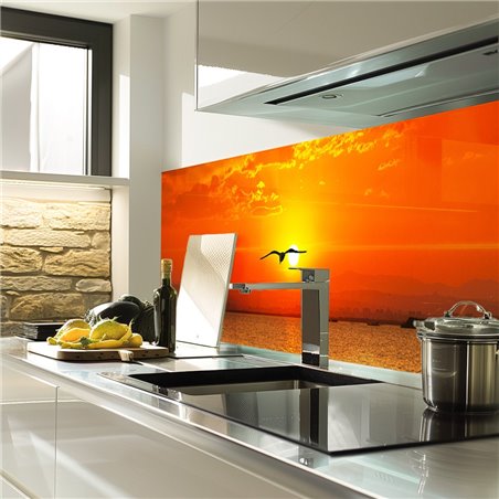 Glas Küchenrückwand 6 mm ESG Motive KRWM-0340
