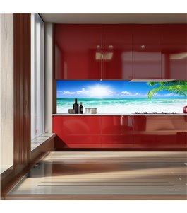 Glas Küchenrückwand 6 mm ESG Motive KRWM-0344