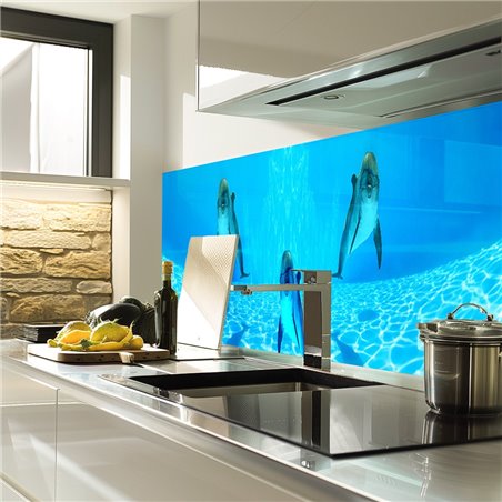 Glas Küchenrückwand 6 mm ESG Motive KRWM-0345