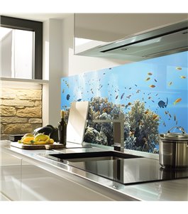 Glas Küchenrückwand 6 mm ESG Motive KRWM-0346
