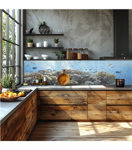 Glas Küchenrückwand 6 mm ESG Motive KRWM-0346