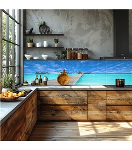 Glas Küchenrückwand 6 mm ESG Motive KRWM-0350