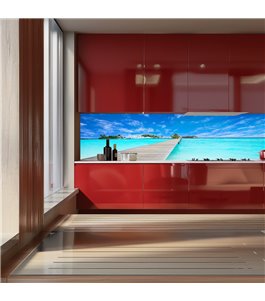 Glas Küchenrückwand 6 mm ESG Motive KRWM-0350