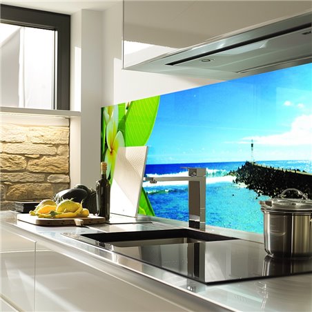 Glas Küchenrückwand 6 mm ESG Motive KRWM-0354