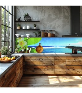 Glas Küchenrückwand 6 mm ESG Motive KRWM-0354