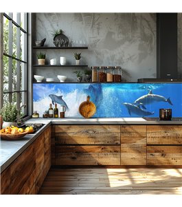 Glas Küchenrückwand 6 mm ESG Motive KRWM-0367