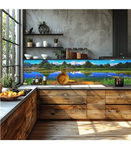 Glas Küchenrückwand 6 mm ESG Motive KRWM-0387
