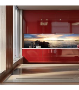 Glas Küchenrückwand 6 mm ESG Motive KRWM-0394