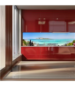 Glas Küchenrückwand 6 mm ESG Motive KRWM-0396