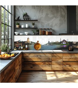 Glas Küchenrückwand 6 mm ESG Motive KRWM-0398
