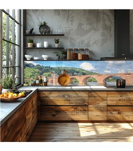 Glas Küchenrückwand 6 mm ESG Motive KRWM-0401